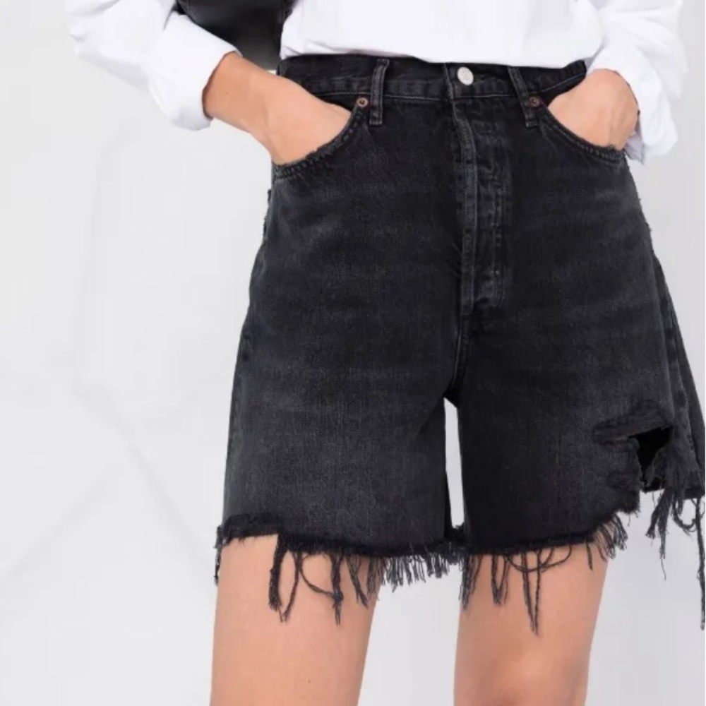Agolde Stella Organic Denim Shorts